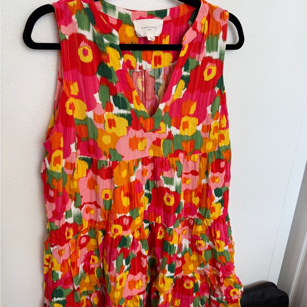 Pomander place Colorful Floral Sleeveless Dress